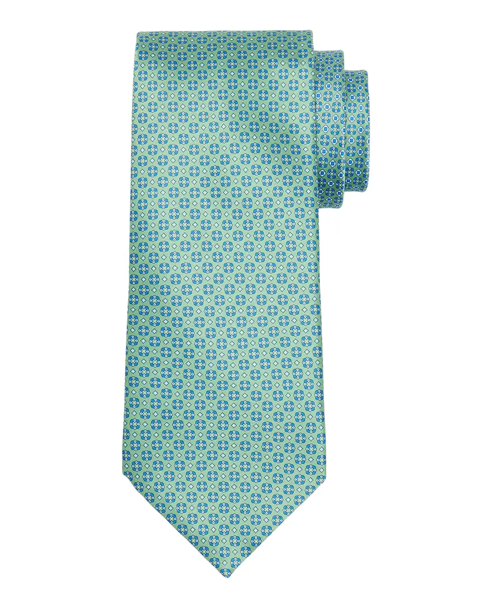 Stefano Ricci Men's Micro-Floral Silk Tie | Thumbnail 2 Stefano Ricci Men's Micro-Floral Silk Tie | Thumbnail 2