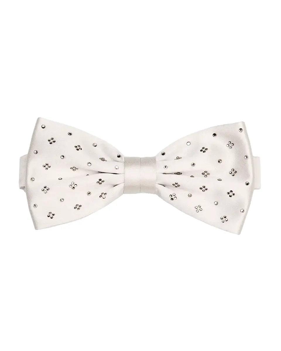 Stefano Ricci Men's Swarovski Honeycomb Silk Bow Tie | Thumbnail 2 Stefano Ricci Men's Swarovski Honeycomb Silk Bow Tie | Thumbnail 2