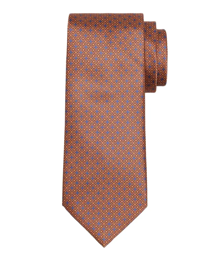 Men's Diamond and Circle Silk Tie Men's Diamond and Circle Silk Tie