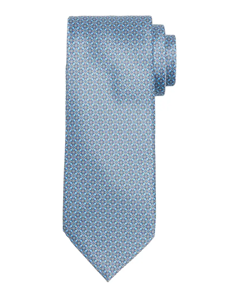 Stefano Ricci Men's Geometric Floral Silk Tie