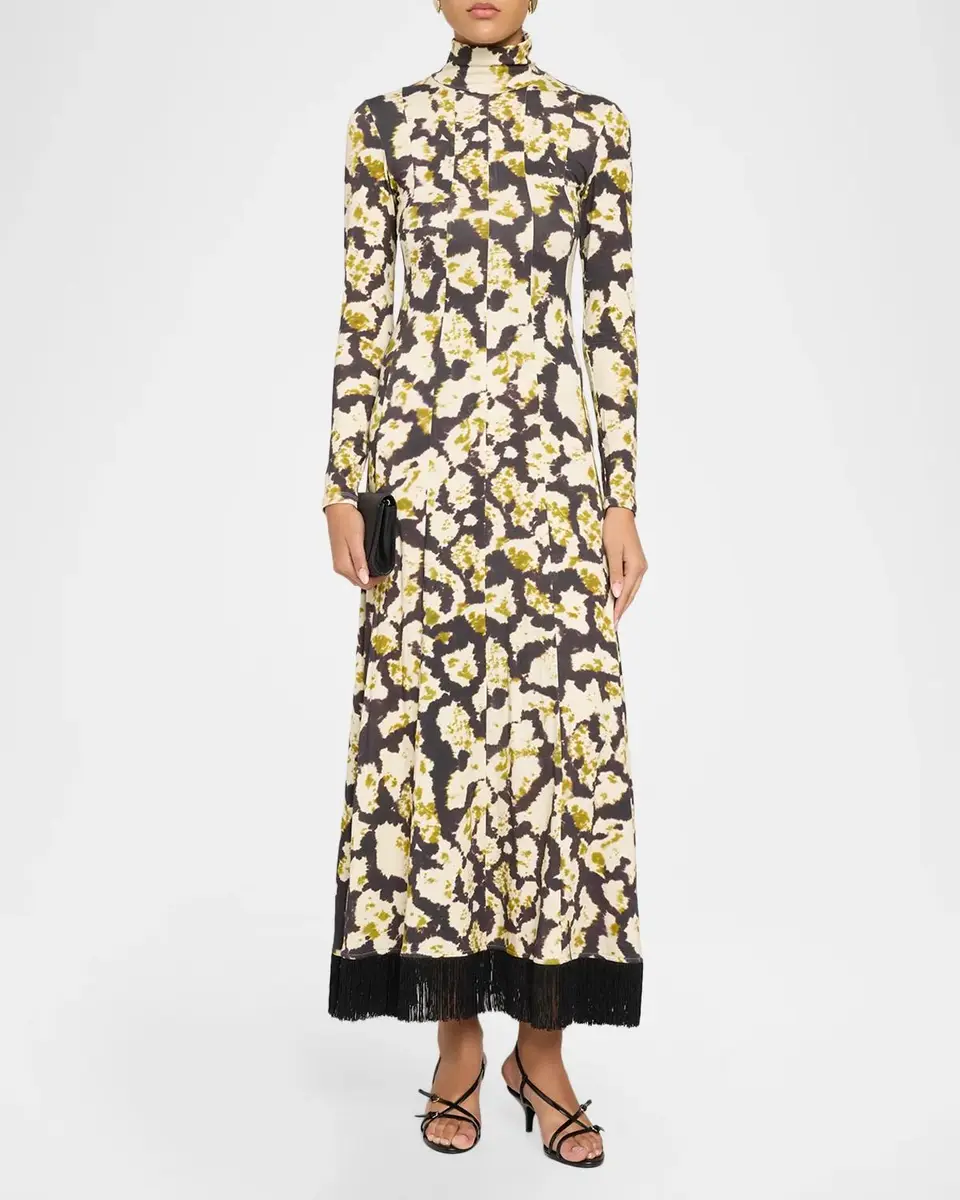 Cara Cara Troy Floral Seamed Midi Dress | Thumbnail 2 Cara Cara Troy Floral Seamed Midi Dress | Thumbnail 2