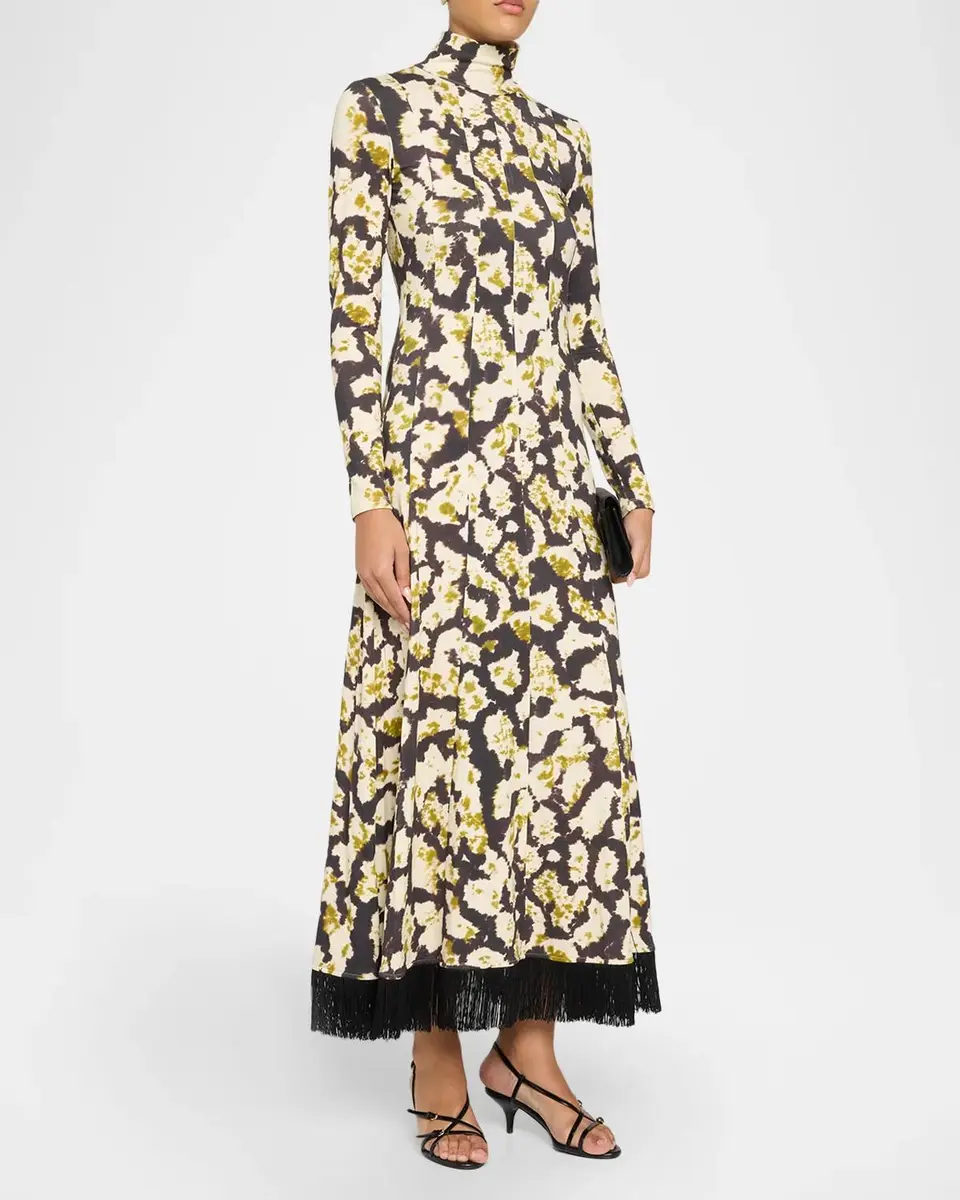 Cara Cara Troy Floral Seamed Midi Dress | Thumbnail 4 Cara Cara Troy Floral Seamed Midi Dress | Thumbnail 4