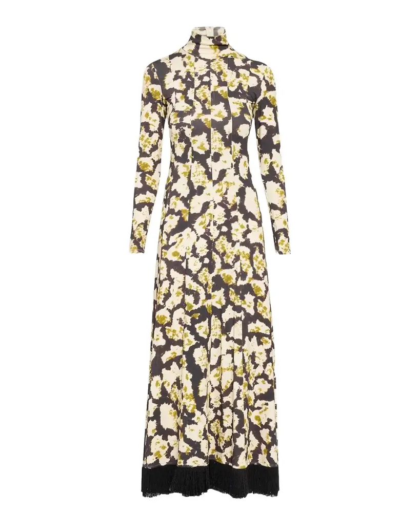 Cara Cara Troy Floral Seamed Midi Dress