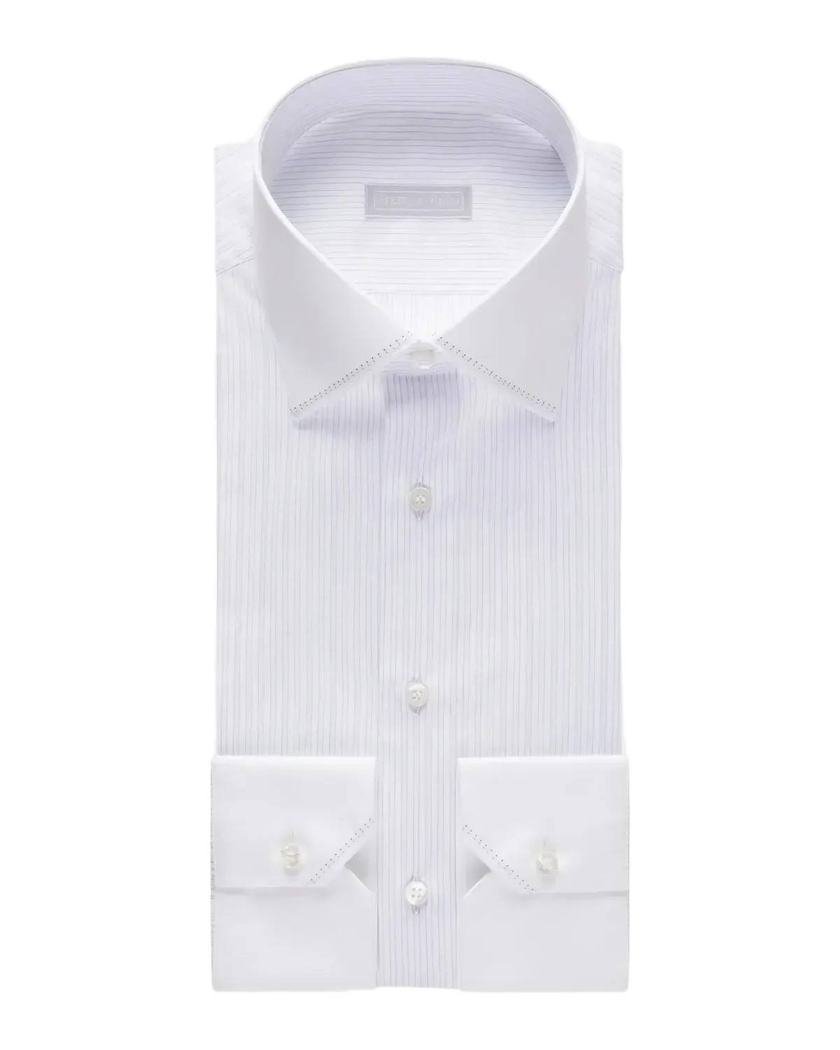 Stefano Ricci Men's Cotton Textured Double-Stripe Dress Shirt