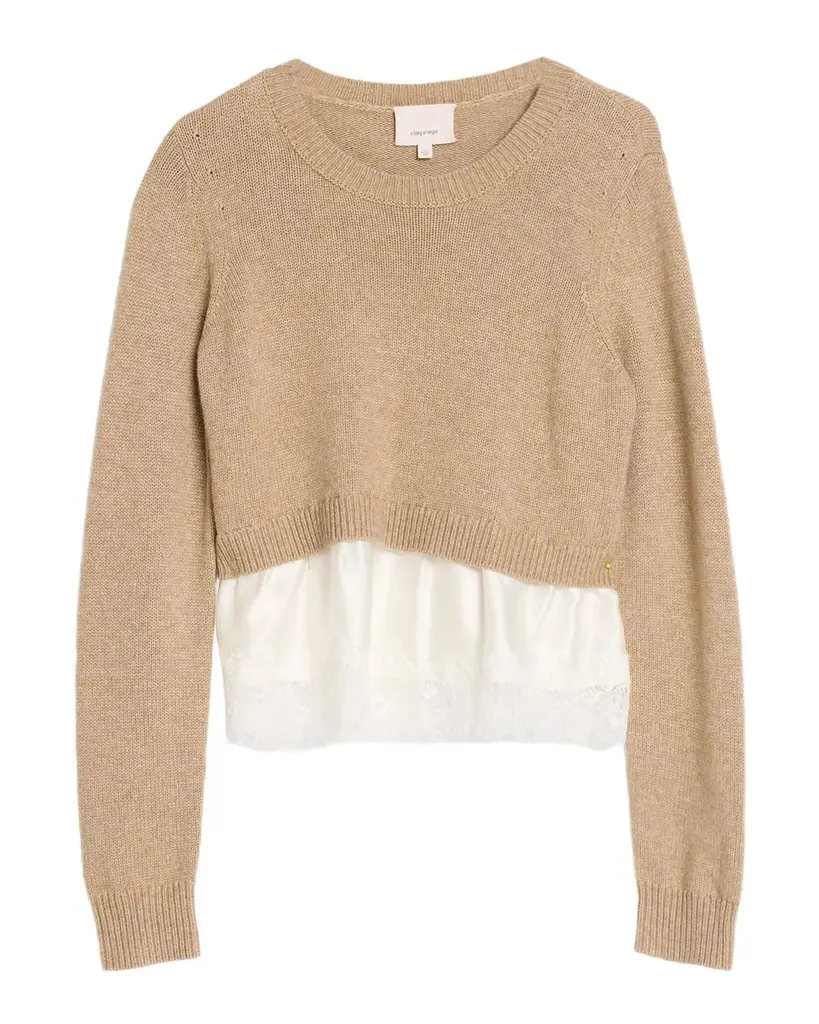 Zyla Cashmere Blend Layered Sweater Zyla Cashmere Blend Layered Sweater