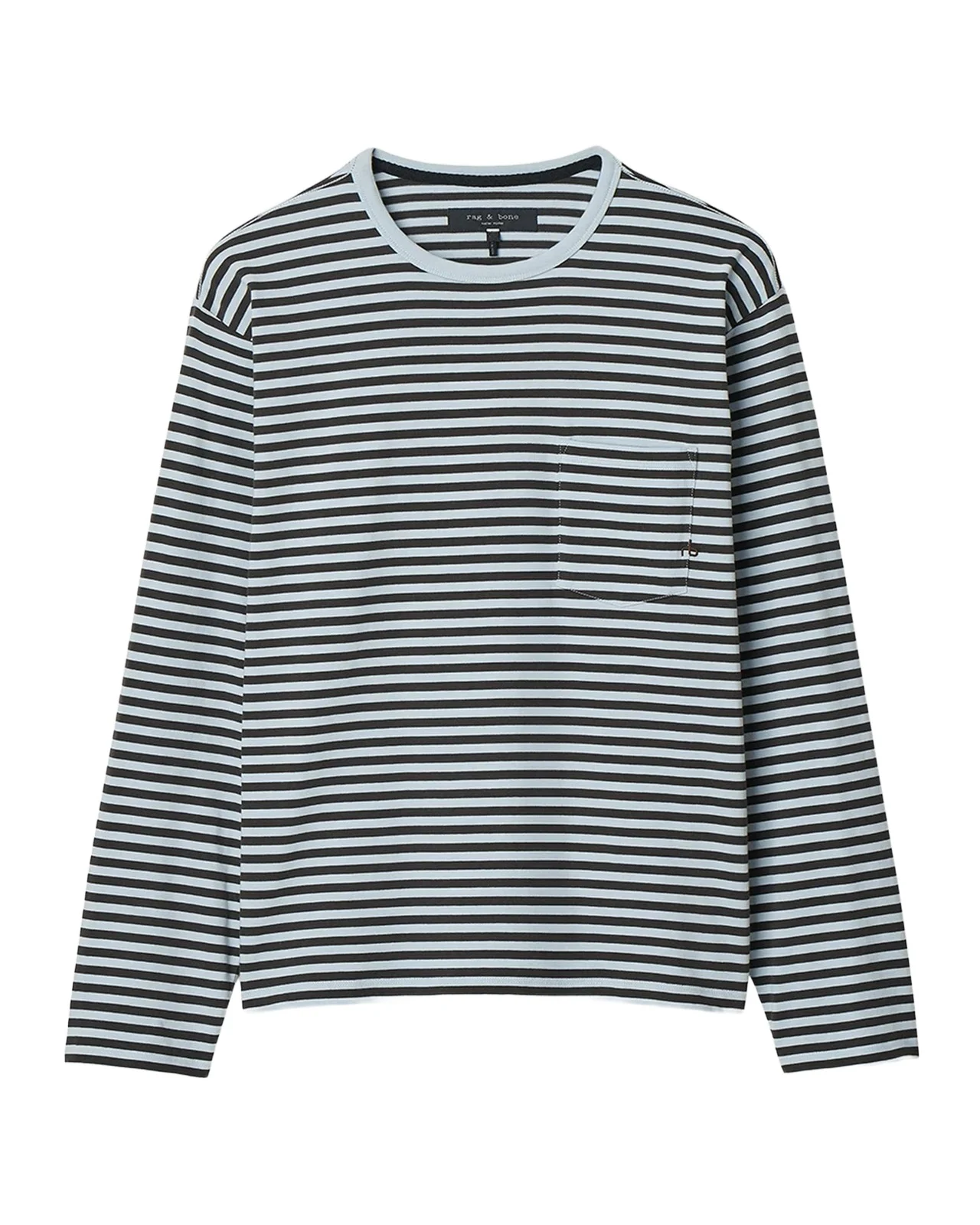 rag & bone Men's Striped Cotton Boxy T-Shirt
