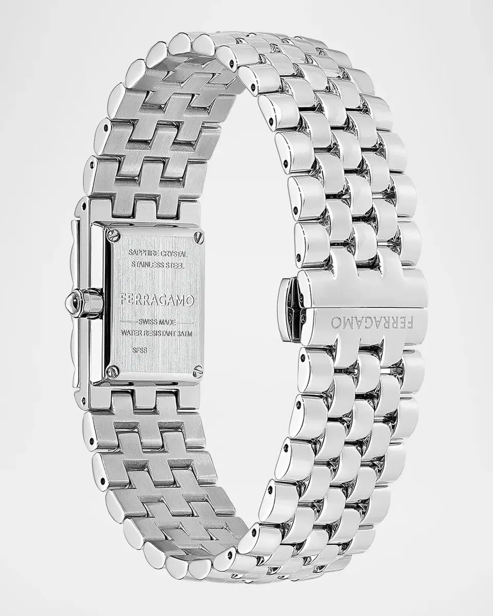 Ferragamo Men's Secret Stainless Steel & 0.84 TCW Diamond Bracelet Watch/18.5MM x 30MM | Thumbnail 5 Ferragamo Men's Secret Stainless Steel & 0.84 TCW Diamond Bracelet Watch/18.5MM x 30MM | Thumbnail 5