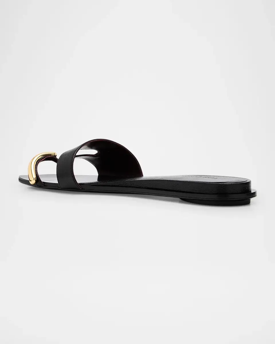 Tory Burch Pierced Leather Toe Ring Flat Sandals | Thumbnail 4 Tory Burch Pierced Leather Toe Ring Flat Sandals | Thumbnail 4