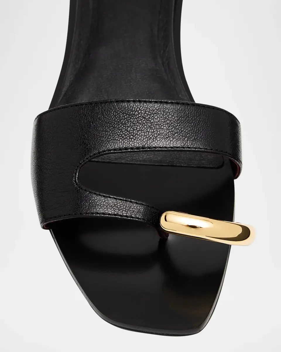 Tory Burch Pierced Leather Toe Ring Flat Sandals | Thumbnail 5 Tory Burch Pierced Leather Toe Ring Flat Sandals | Thumbnail 5