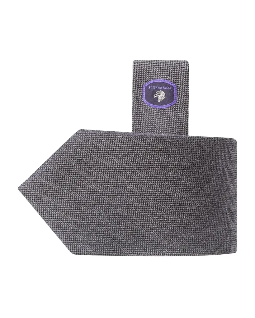 Stefano Ricci Men's Silk and Cashmere Solid Woven Tie