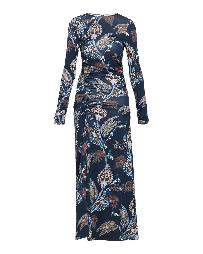 Cara Cara Piermond Paisley Jersey Maxi Dress