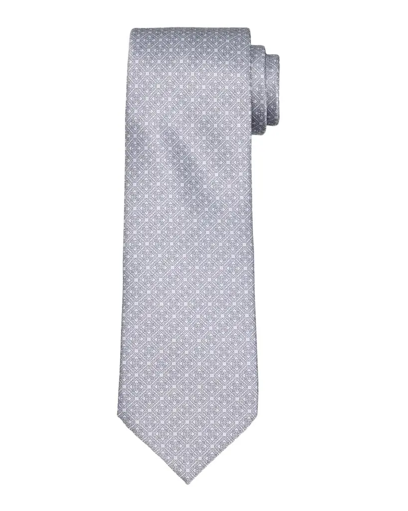 Stefano Ricci Men's Interlocked Mosaic Silk Tie