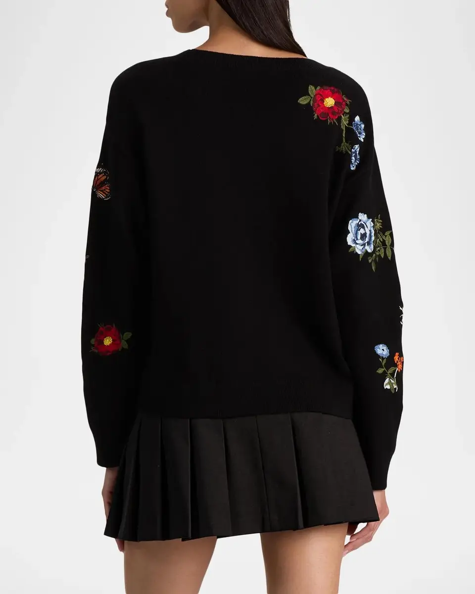 Alice + Olivia Teanna Embellished Sweater | Thumbnail 3 Alice + Olivia Teanna Embellished Sweater | Thumbnail 3