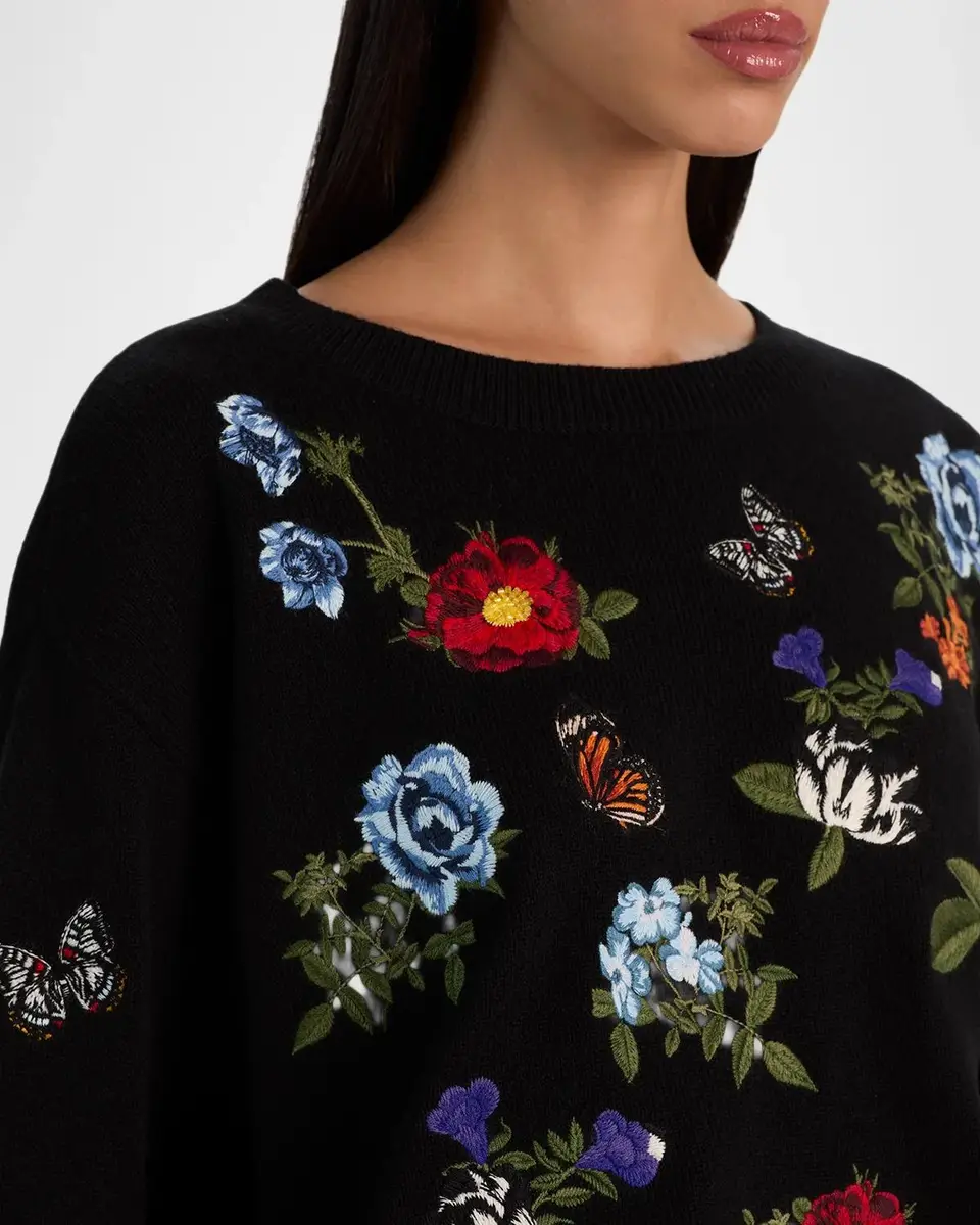 Alice + Olivia Teanna Embellished Sweater | Thumbnail 5 Alice + Olivia Teanna Embellished Sweater | Thumbnail 5