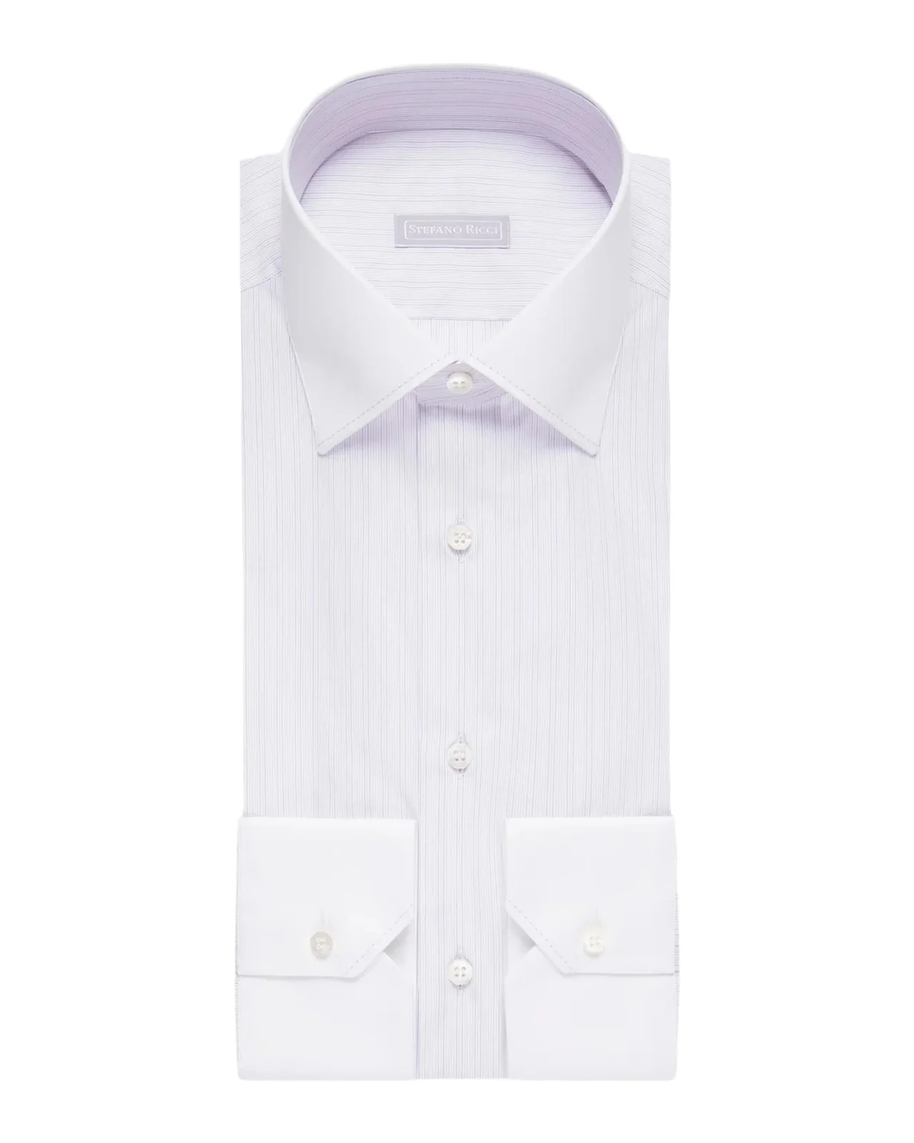 Stefano Ricci Men's Cotton Tonal Double-Stripe Dress Shirt