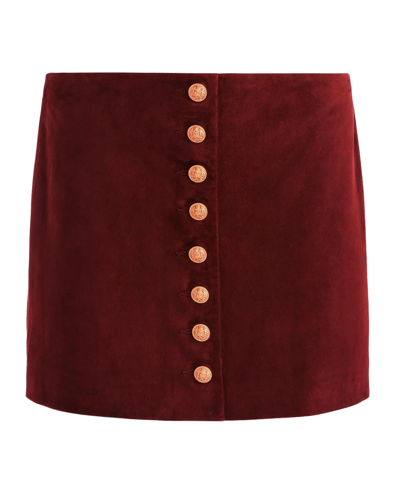 Rubi Suede Button-Front Mini Skirt Rubi Suede Button-Front Mini Skirt
