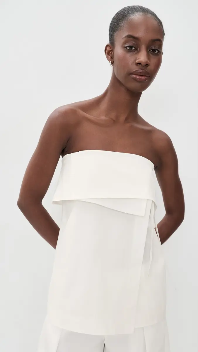 St. Agni Strapless Wrap Top | Thumbnail 2 St. Agni Strapless Wrap Top | Thumbnail 2