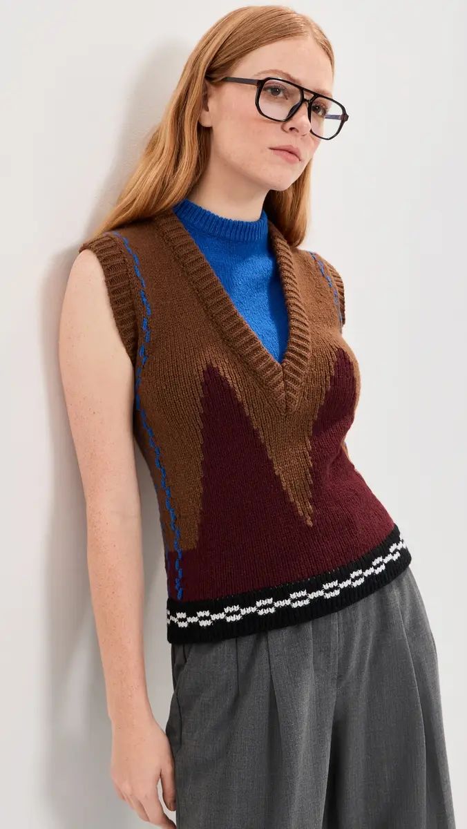 Marni Roundneck Sweater Vest | Thumbnail 2 Marni Roundneck Sweater Vest | Thumbnail 2