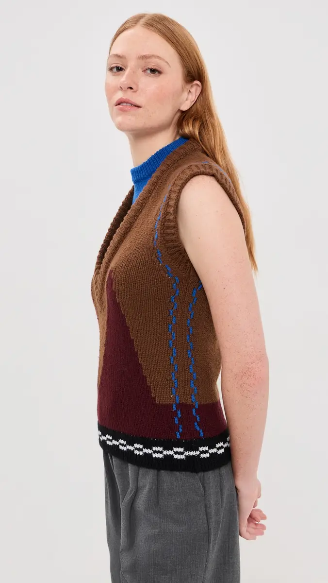 Marni Roundneck Sweater Vest | Thumbnail 4 Marni Roundneck Sweater Vest | Thumbnail 4