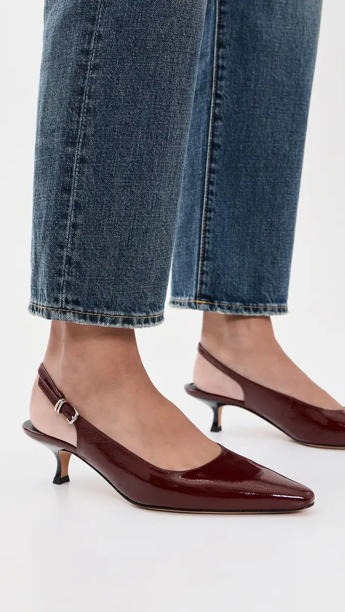 Vince Sabra Slingback Kitten Heels | Thumbnail 3 Vince Sabra Slingback Kitten Heels | Thumbnail 3
