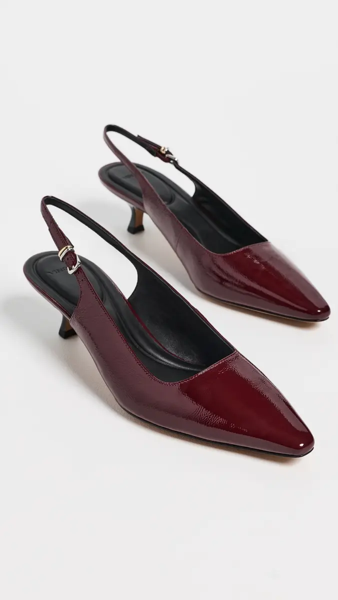 Vince Sabra Slingback Kitten Heels | Thumbnail 5 Vince Sabra Slingback Kitten Heels | Thumbnail 5