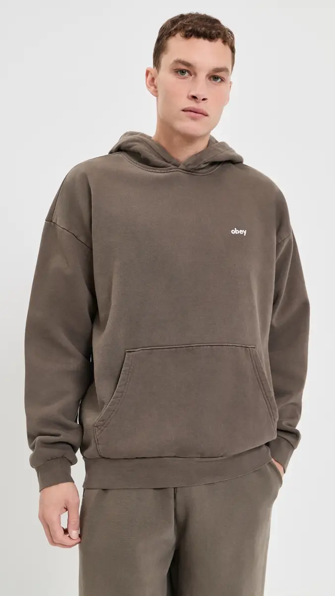 Obey Lowercase Pigment Hooded Sweatshirt | Thumbnail 2