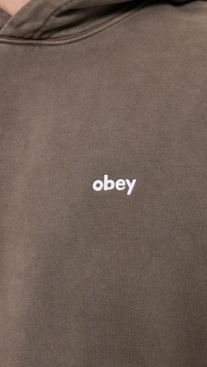 Obey Lowercase Pigment Hooded Sweatshirt | Thumbnail 6