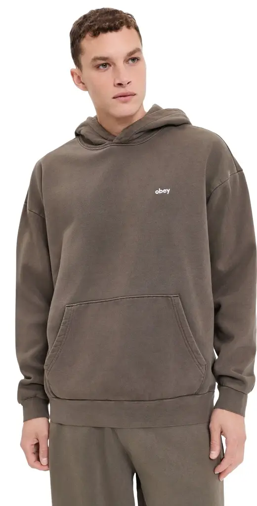 Obey Lowercase Pigment Hooded Sweatshirt
