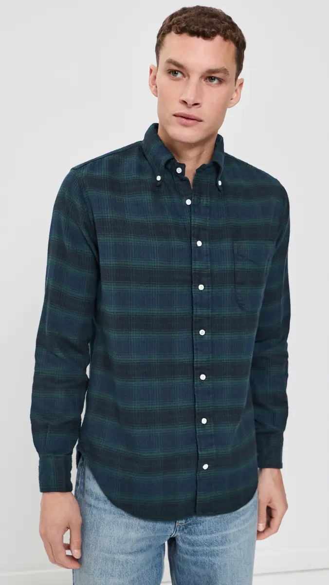 Gitman Vintage Heavy Pique Flannel Shirt | Thumbnail 2