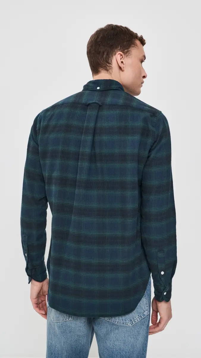 Gitman Vintage Heavy Pique Flannel Shirt | Thumbnail 3