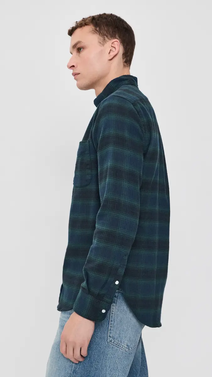 Gitman Vintage Heavy Pique Flannel Shirt | Thumbnail 4