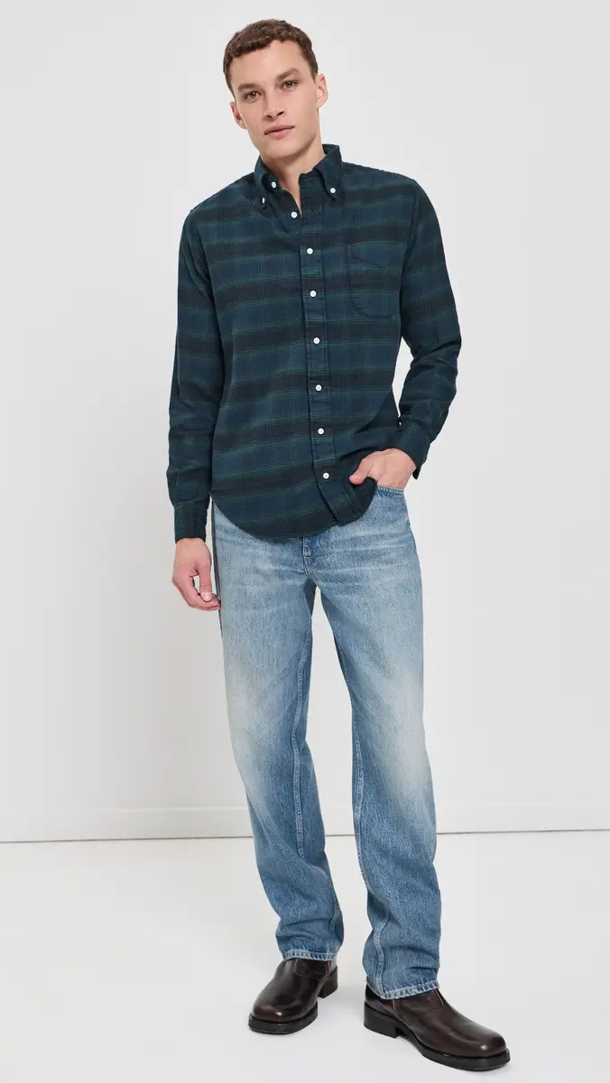 Gitman Vintage Heavy Pique Flannel Shirt | Thumbnail 5