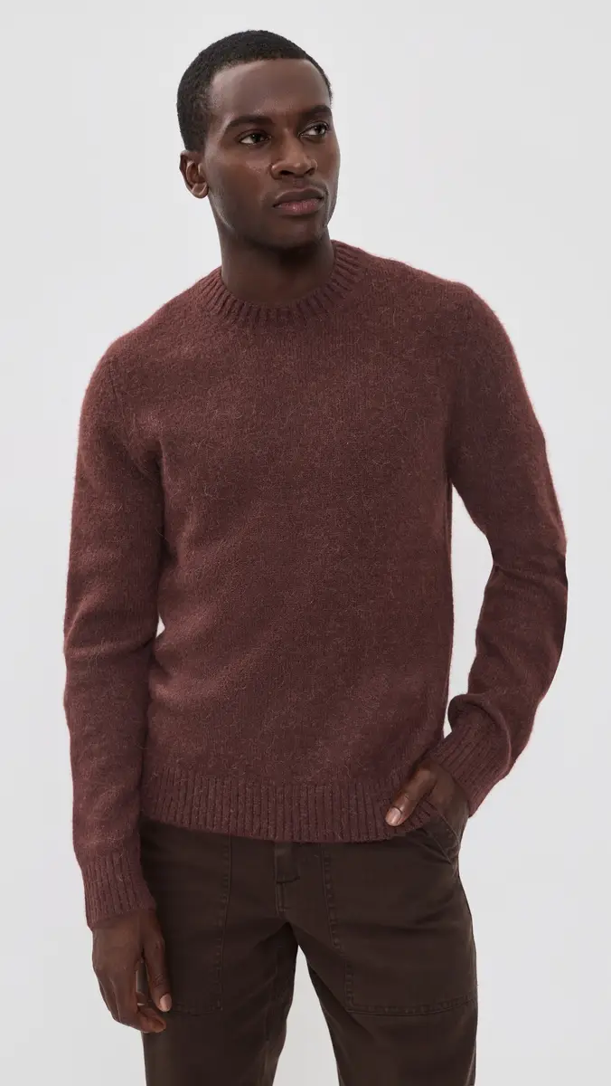 Vince Mottled Marl Long Sleeve Crew Sweater | Thumbnail 3 Vince Mottled Marl Long Sleeve Crew Sweater | Thumbnail 3