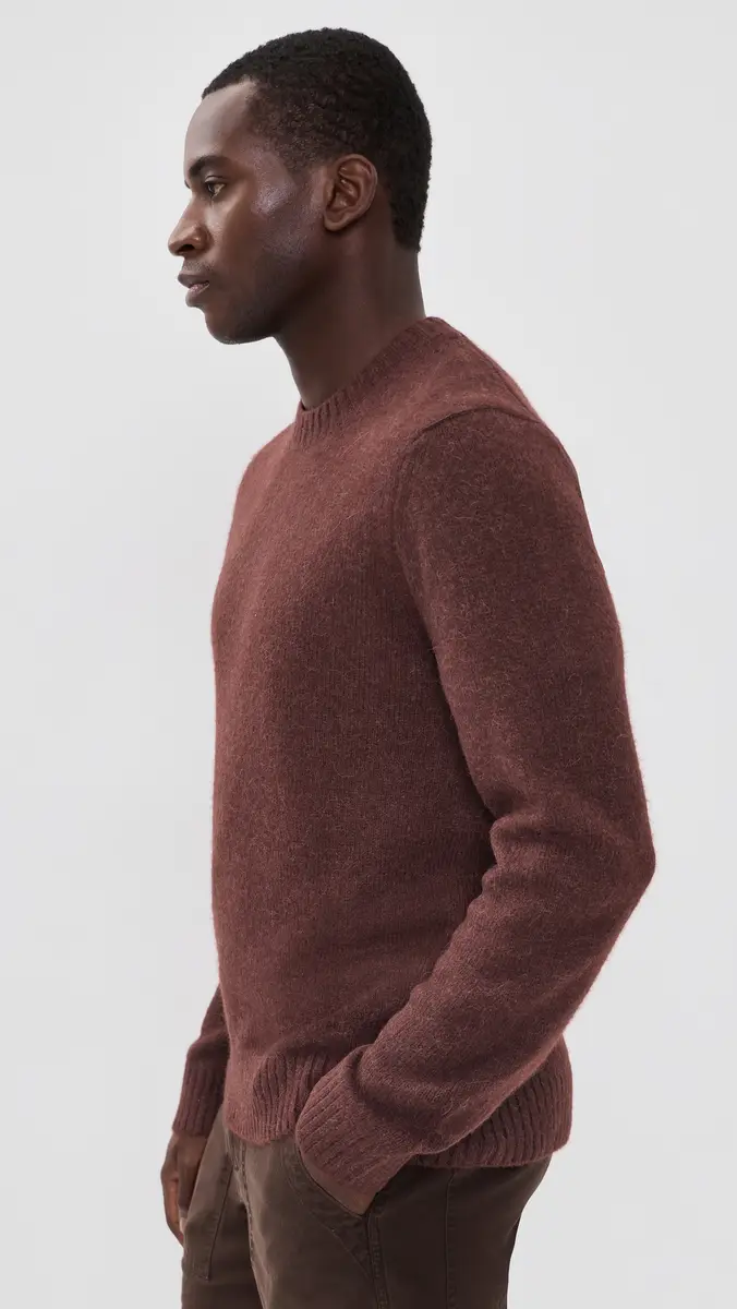 Vince Mottled Marl Long Sleeve Crew Sweater | Thumbnail 5 Vince Mottled Marl Long Sleeve Crew Sweater | Thumbnail 5