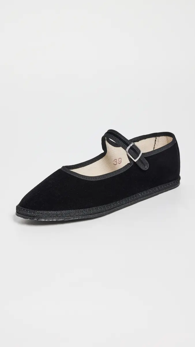 Vibi Venezia Mary Jane Nero Flats | Thumbnail 2 Vibi Venezia Mary Jane Nero Flats | Thumbnail 2