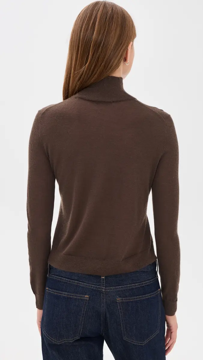 Vince Slim Long Sleeve Cashmere Turtleneck | Thumbnail 3 Vince Slim Long Sleeve Cashmere Turtleneck | Thumbnail 3