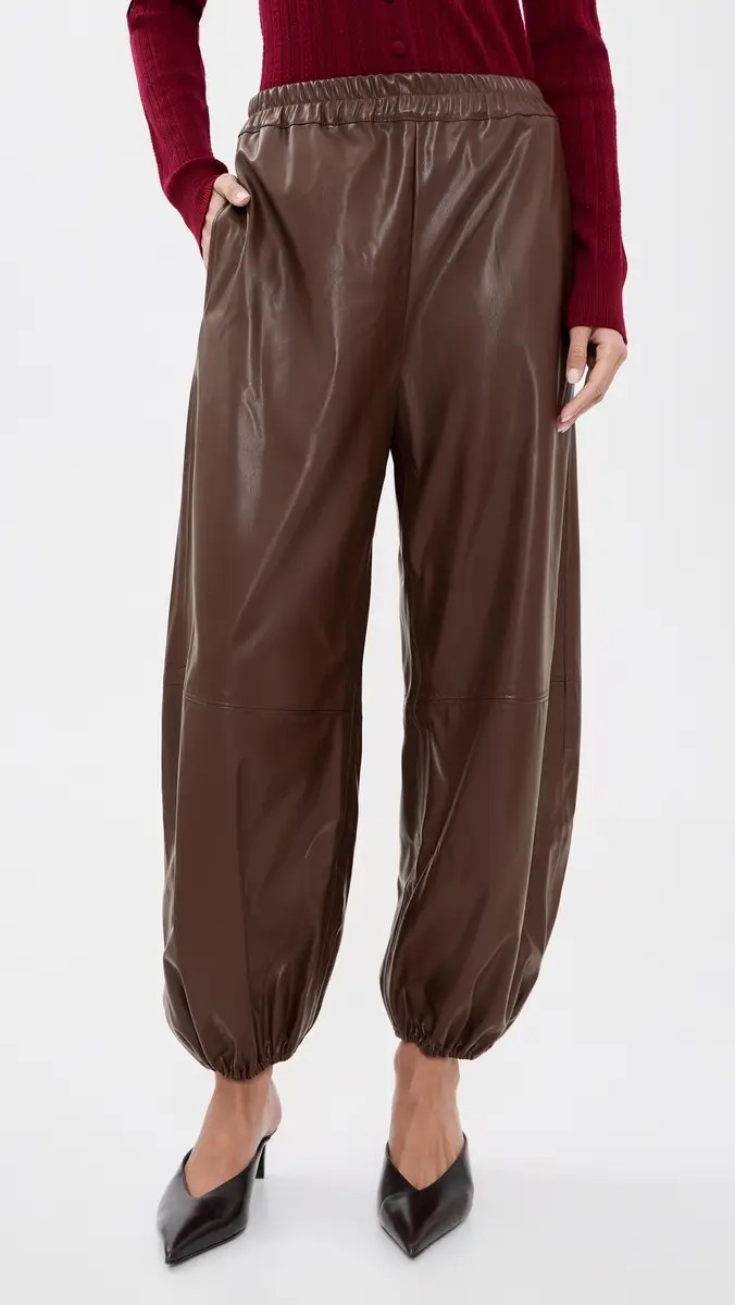 Wayf Camryn Faux Leather Balloon Pants | Thumbnail 2 Wayf Camryn Faux Leather Balloon Pants | Thumbnail 2