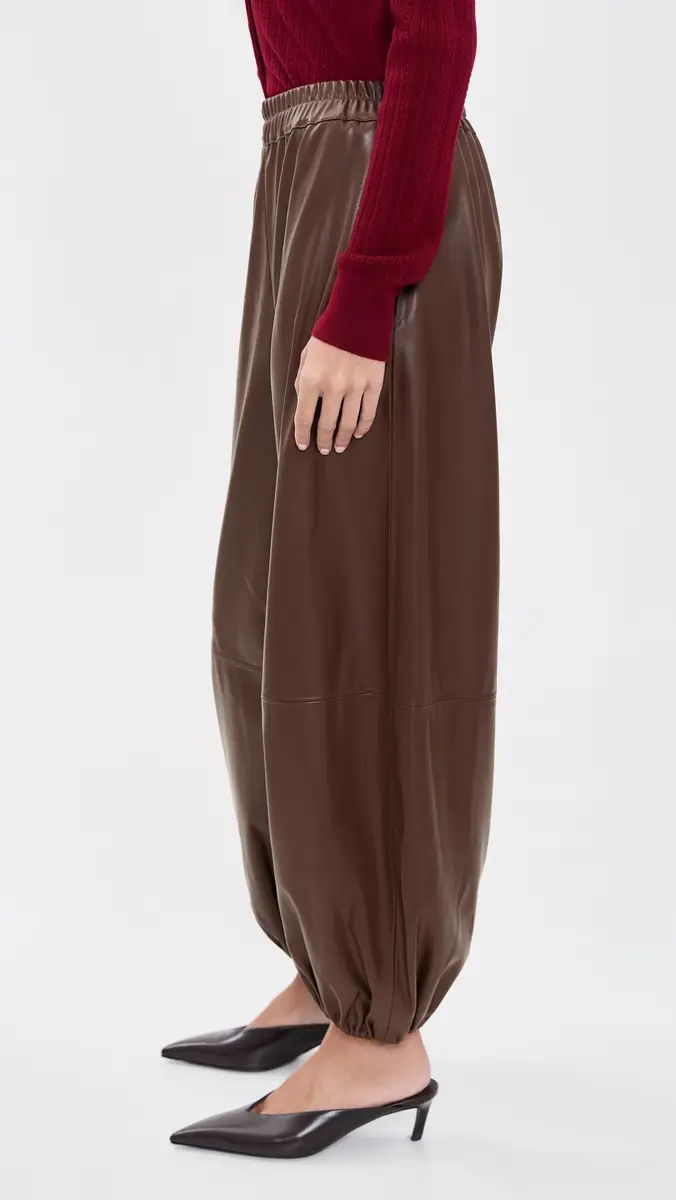 Wayf Camryn Faux Leather Balloon Pants | Thumbnail 4 Wayf Camryn Faux Leather Balloon Pants | Thumbnail 4