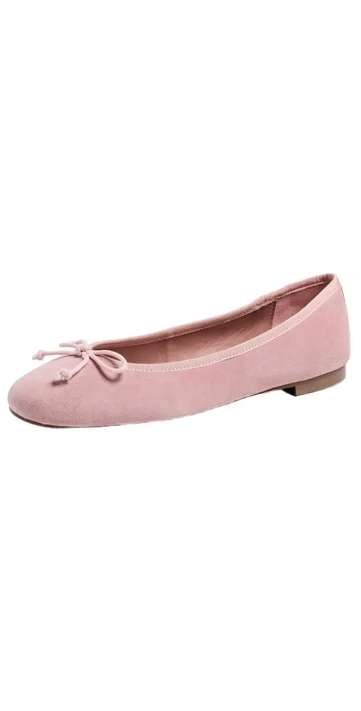 Suede Comma Flats