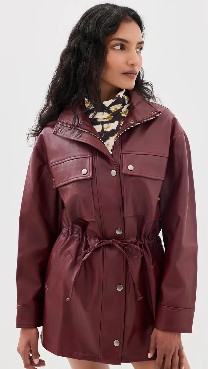 Wayf Angelina Faux Leather Jacket | Thumbnail 2