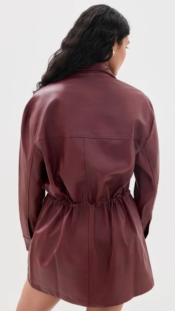 Wayf Angelina Faux Leather Jacket | Thumbnail 3