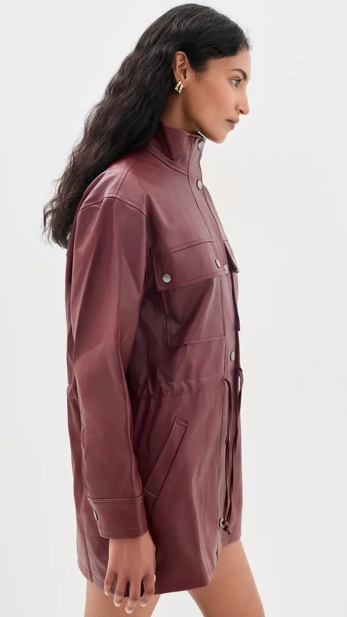 Wayf Angelina Faux Leather Jacket | Thumbnail 4