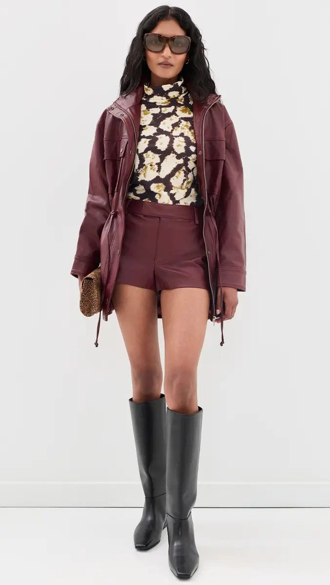 Wayf Angelina Faux Leather Jacket | Thumbnail 5