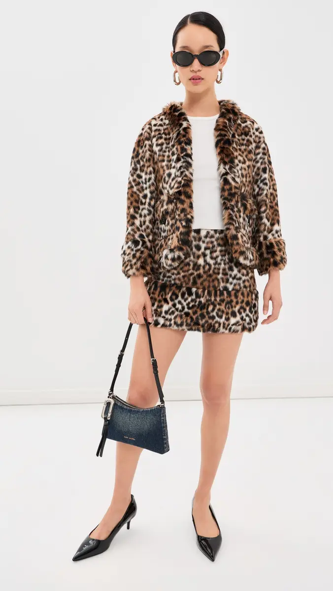 Marc Jacobs Leopard Faux Fur Skirt | Thumbnail 5 Marc Jacobs Leopard Faux Fur Skirt | Thumbnail 5