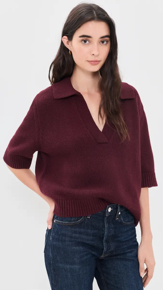 Secular Short Sleeve Henley Sweater | Thumbnail 2 Secular Short Sleeve Henley Sweater | Thumbnail 2