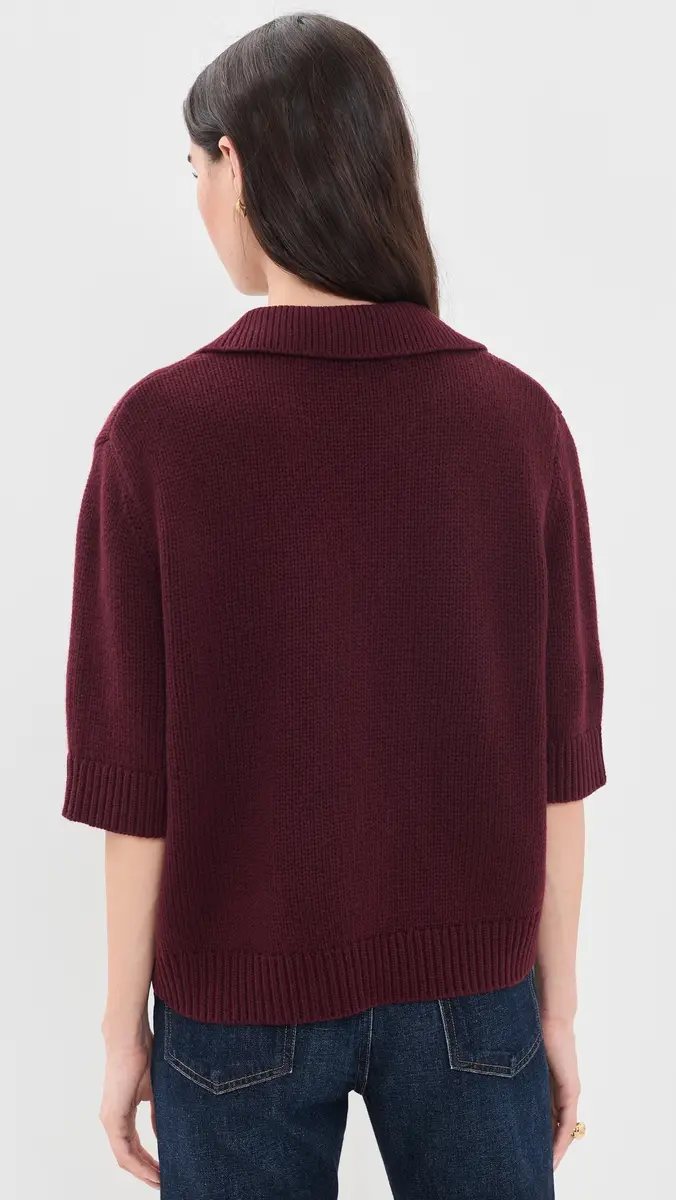 Secular Short Sleeve Henley Sweater | Thumbnail 3 Secular Short Sleeve Henley Sweater | Thumbnail 3