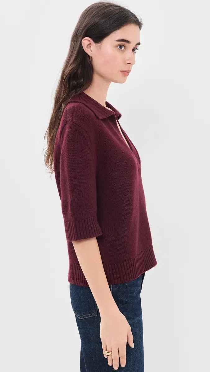 Secular Short Sleeve Henley Sweater | Thumbnail 4 Secular Short Sleeve Henley Sweater | Thumbnail 4