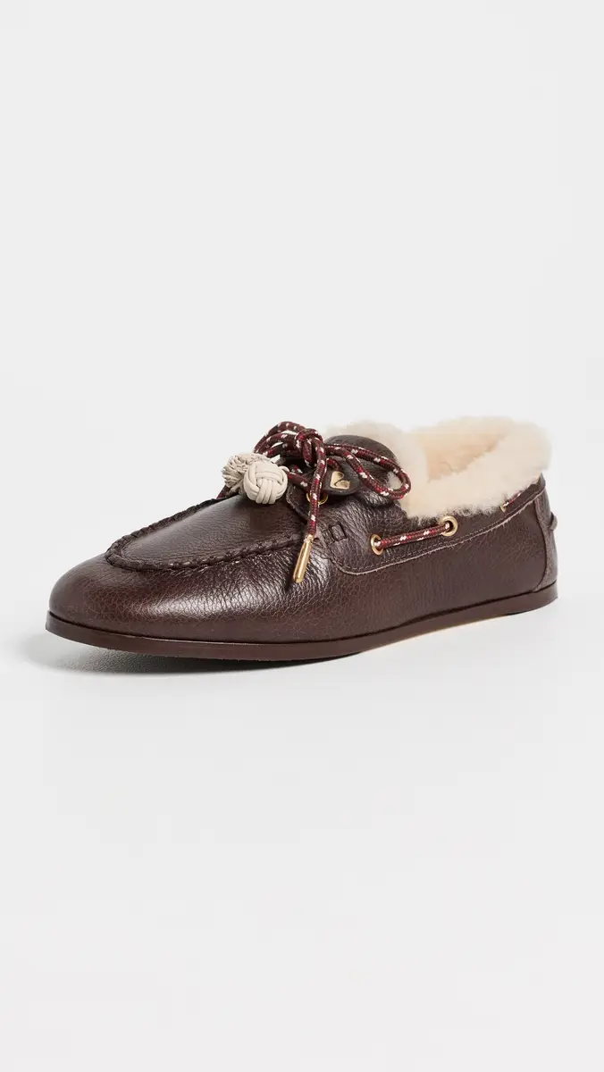 Larroudé Cyprus Shearling Boat Shoes | Thumbnail 2 Larroudé Cyprus Shearling Boat Shoes | Thumbnail 2