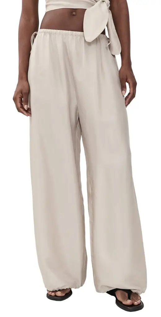 Silk Adjustable Balloon Pants