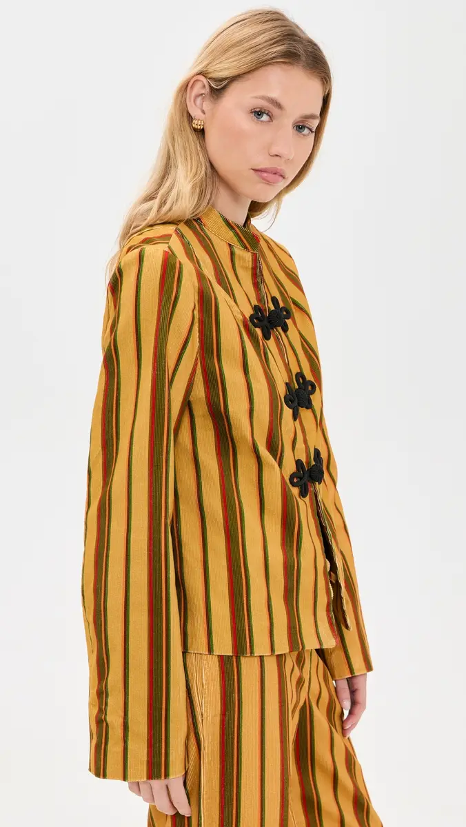 Ciao Lucia Rowan Venice Stripe Corduroy Jacket | Thumbnail 4 Ciao Lucia Rowan Venice Stripe Corduroy Jacket | Thumbnail 4